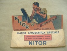 PACCHETT0 "NITOR" CON 10 MATITE EMOSTATICHE, ANNI '30