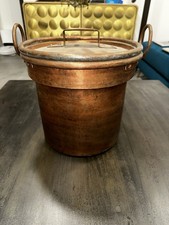 3 contenitori antichi in rame, di inizio ‘900