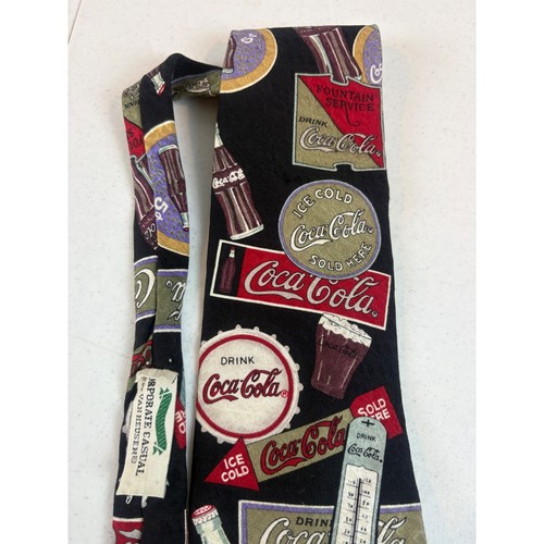 Cravatta uomo seta coca cola - seta, coca-cola