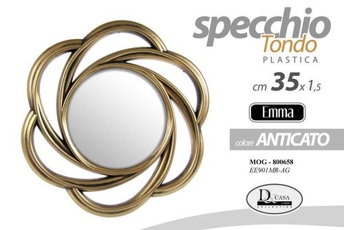 Specchio parete tondo - specchio, da