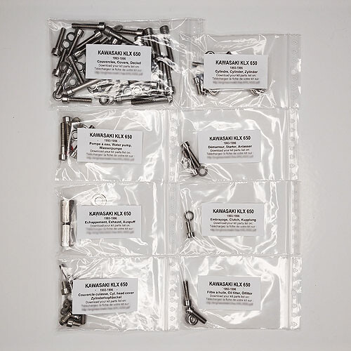 Kawasaki klx 650 1993 - 1993-1996, kit