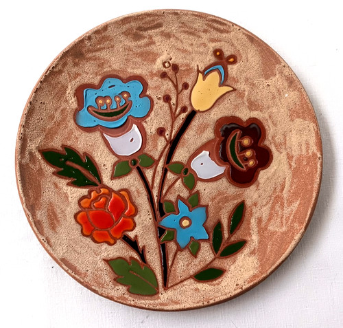 Piatto decorativo terracotta