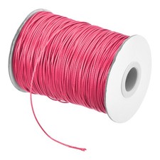 Corda cerata rosso rosa 2 mm