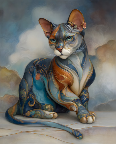 Gatto dagli occhi azzurri