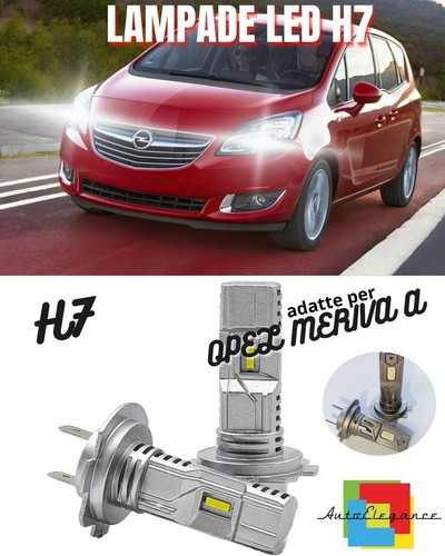 Kit led opel meriva a - h7,