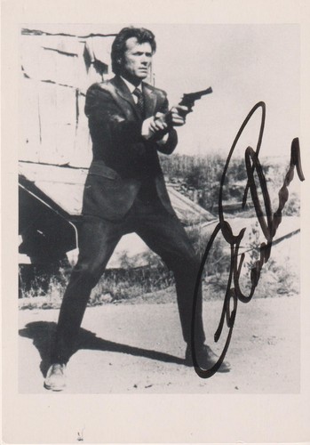Clint eastwood autografo - clint,