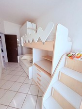 Camera a ponte Colombini con 3 letti e armadio