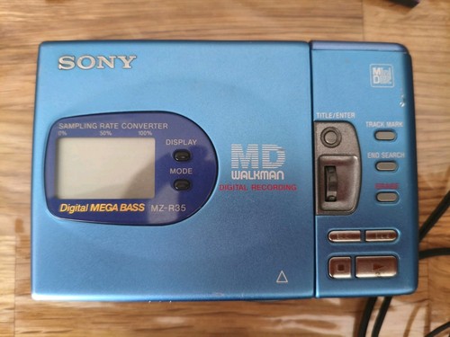 Minidisc sony r35 vintage - minidisc, mz-r35