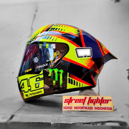 Casco dipinto personalizzato