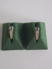 Orecchini vintage acquamarina