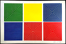 Frank Stella Litografia COA