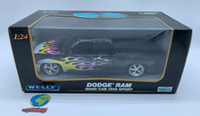 Welly Dodge RAM Quad Cab 1500 Sport, modello scala 1:24, vintage (2165)