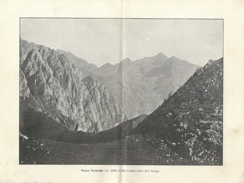 Stampa antica montagna - antica,