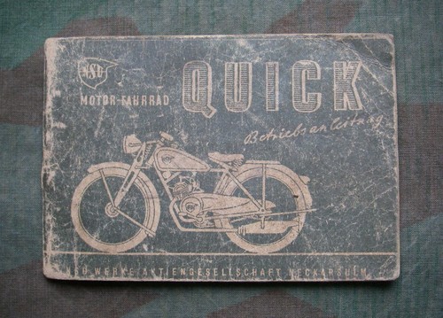 Nsu motocicletta quick manuale - nsu,