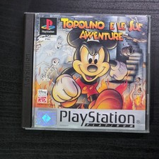 Topolino e le sue avventure per Playstation 1 Platinum PS1 PAL ITA Completo