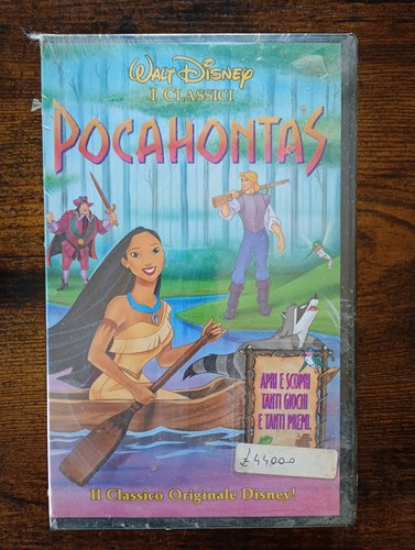 Vhs pocahontas disney 1996 - -,