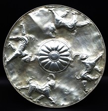 Piatto antico argento geman