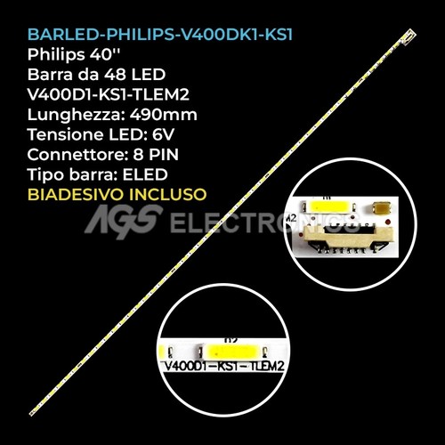 Barra led strip - 48, tv
