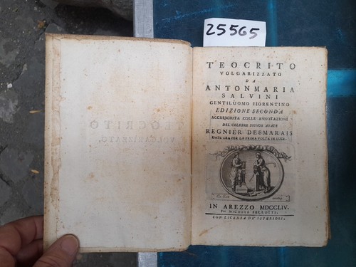 Teocrito volgarizzato - , da