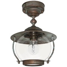 Plafoniera ESTERNO ottone fuso