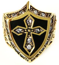 ANELLO UOMO IN OTTONE ORO