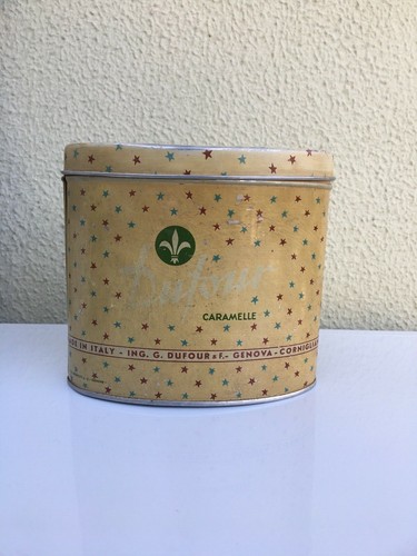 Scatola latta vintage tin - di,