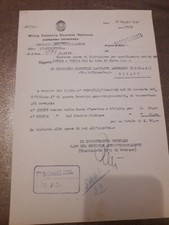 Milizia Volontaria Sicurezza Nazionale Comando Generale Segreteria 28/5/1940 