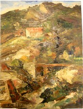 DANTI ALVARO---Artista---La casa in collina---