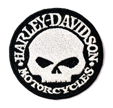 PATCH TOPPA  MOTO HARLEY DAVIDSON, TERMOADESIVA Diametro 8 cm