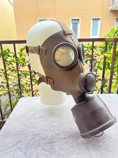 MASCHERA ANTIGAS ESERCITO ITALIANO MOD. T.35 con filtro sigillato e occhiali