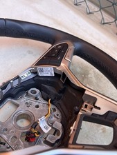 VOLANTE IN PELLE VOLKSWAGEN GOLF 8 MULTIFUNZIONE CON COMANDI F1 