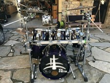 Lacuna Coil batteria drumkit CriZ Pearl Master Custom drum set - drums