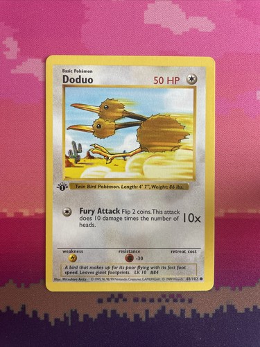 Pokemon card doduo - pokemon,