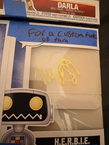 Funko pop window signed - , by