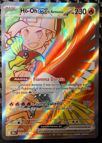 Pokemon full art - ho-oh, ex