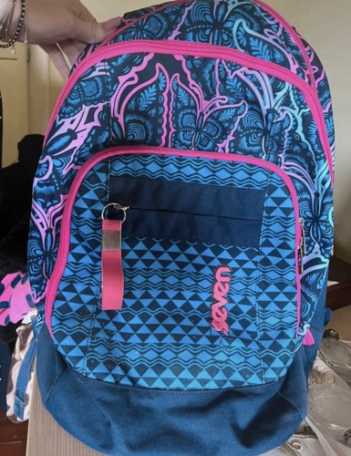 Seven zaino scuola blu - blu, con
