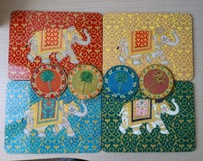 SET 4 SOTTOPIATTI E SOTTOBICCHIERI IN SUGHERO