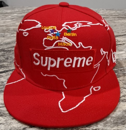 Supreme world fitted hat size - hat,