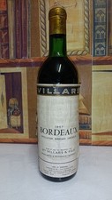 Vino 1967 Bordeaux Villars &