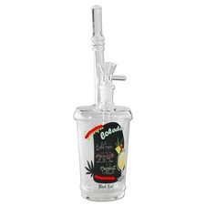 Pipa vetro black - in, leaf