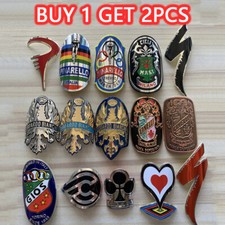 Distintivo testa bici metallo