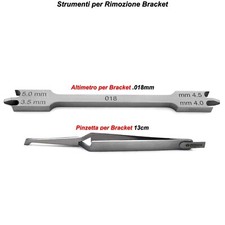 Ortodonzia Altimetro Misuratore Pinzetta Posizionatore Bracket Attacchi Dentali
