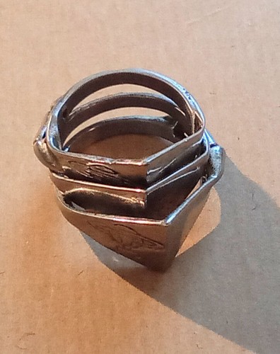 Bague armure triple - bague,