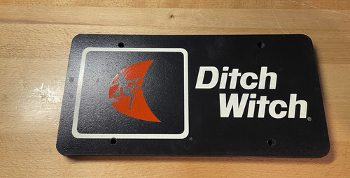 Targa plastica ditch - in,