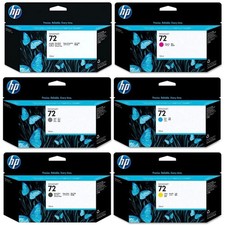CARTUCCIA ORIGINALE HP 72 C9370A C9371A C9372A C9373A C9374A C9403A MHD SUPERATA