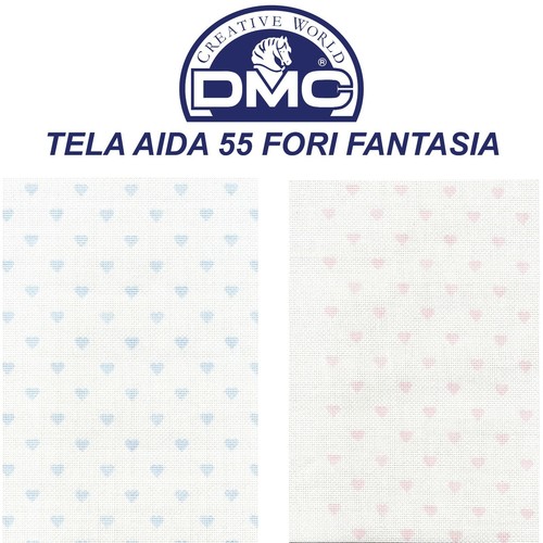 Tela aida dmc fantasia cuori - tela,