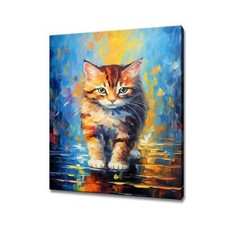 Stampa tela animale gatto