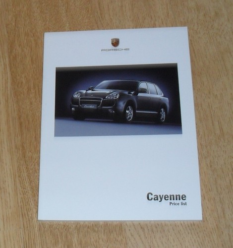 Porsche cayenne listino prezzi - porsche,