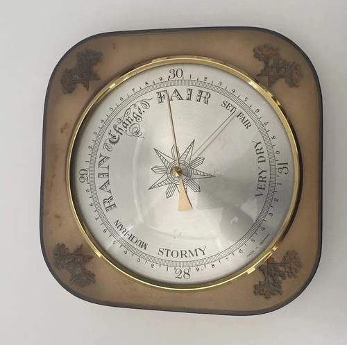 Vintage german barometer real - barometer,