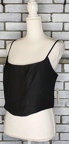 Crop top corsetto - sexy, senza